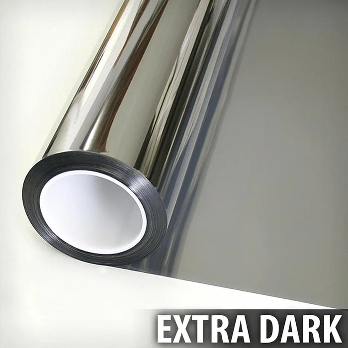 BDF S05 Window Film Daytime Privacy and Heat Control Mirror Silver 5 (Very Dark)