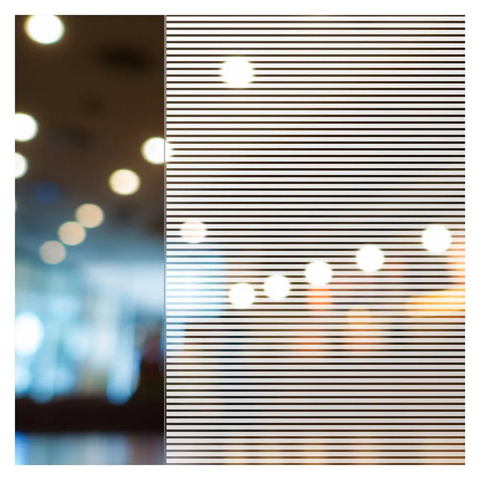 BDF BLM Decorative Window Film Mini Blind (1/8 Inch Wide Stripes)