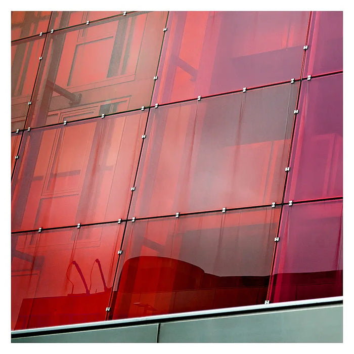 BDF CARD Decorative Window Film Transparent Color Red
