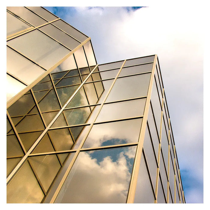 BDF PRGD Window Film Premium Color High Heat Control and Daytime Privacy Gold Outside, Silver Inside