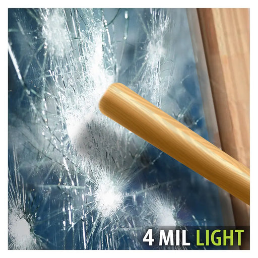 BDF S4MB50 Window Film Security and Sun Control 4 Mil Black 50 (Light) - BuyDecorativeFilm