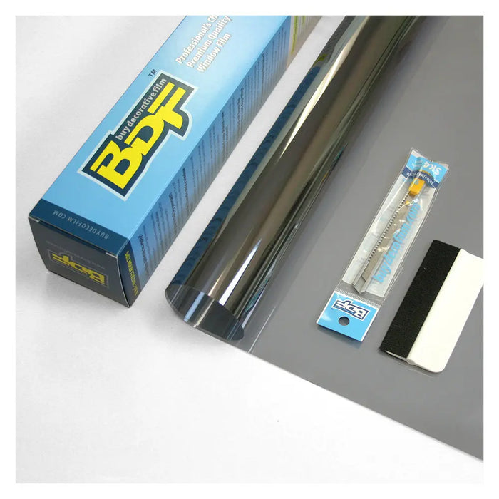 BDF EXNA40 EXTERIOR Window Film Glare and Sun Control Natural Black 40 (Medium)