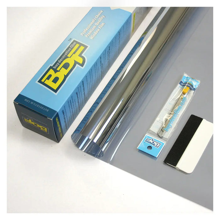 BDF S60 Window Film Transparent Heat Rejection & UV Cut Silver 60 (Light)