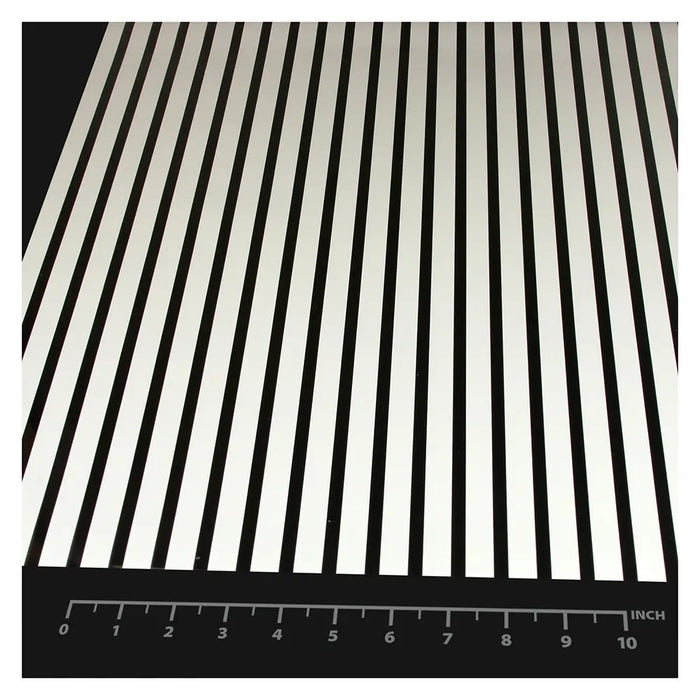 BDF BLVE Decorative Window Film Venetian Blind (1/2 Inch Wide Stripes)