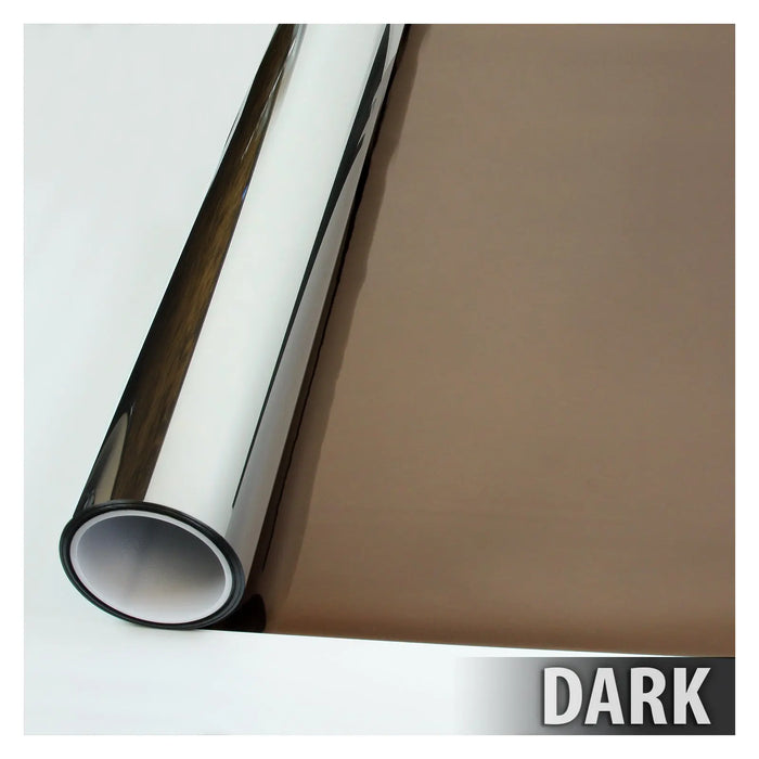 BDF PRBR Window Film Premium Color High Heat Control and Daytime Privacy Bronze Outside, Silver Inside
