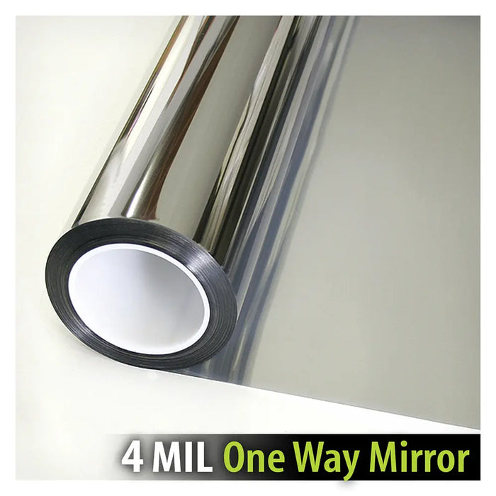 BDF S4MS15 Window Film Security and Daytime Privacy 4 Mil Silver (Dark) - BuyDecorativeFilm