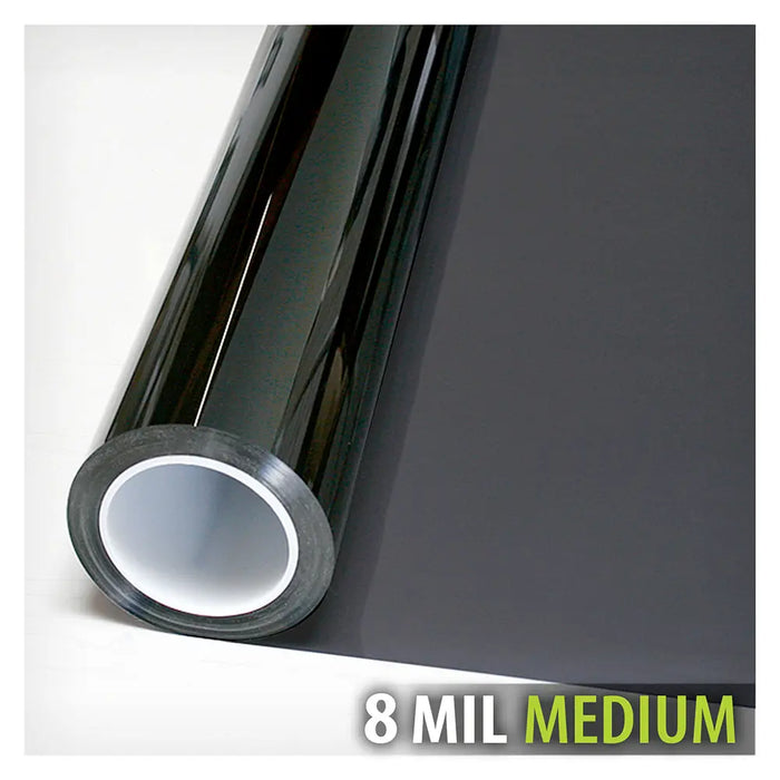 BDF S8MB35 Window Film Security and Sun Control 8 Mil Black 35 (Medium) - BuyDecorativeFilm