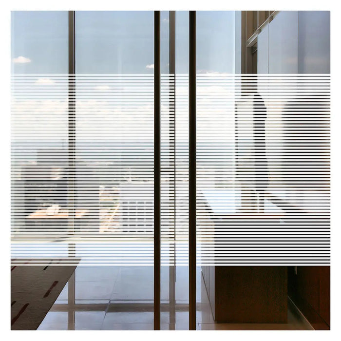 BDF BLM Decorative Window Film Mini Blind (1/8 Inch Wide Stripes)
