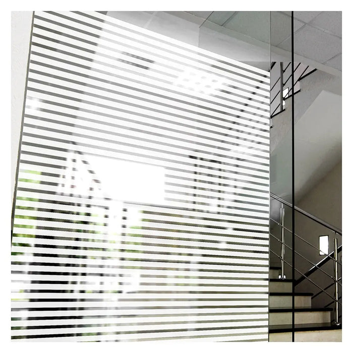 BDF BLVE Decorative Window Film Venetian Blind (1/2 Inch Wide Stripes)