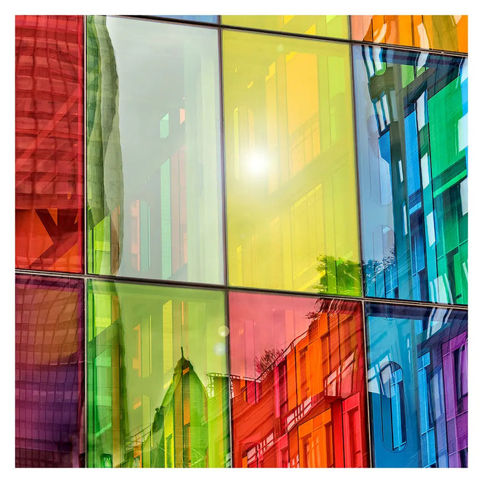 BDF CARD Decorative Window Film Transparent Color Red