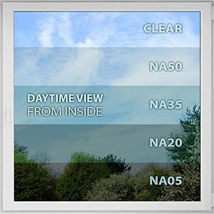 BDF NA35 Window Film Sun Control and Heat Rejection Natural Black 35 (Medium)