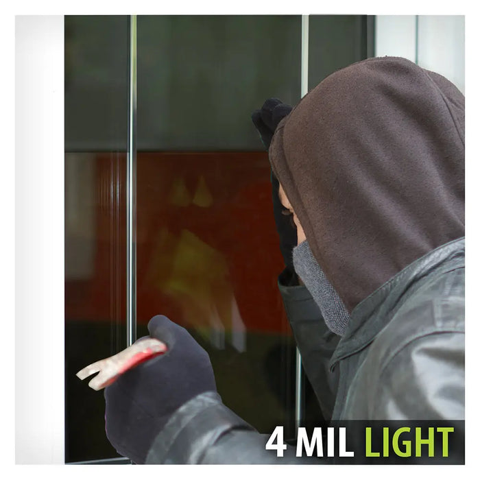 BDF S4MB50 Window Film Security and Sun Control 4 Mil Black 50 (Light) - BuyDecorativeFilm