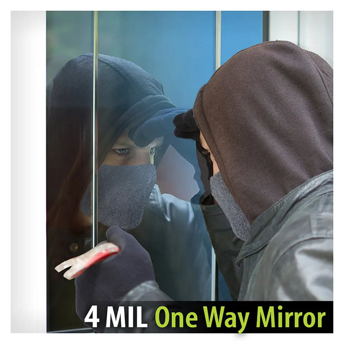 BDF S4MS15 Window Film Security and Daytime Privacy 4 Mil Silver (Dark) - BuyDecorativeFilm