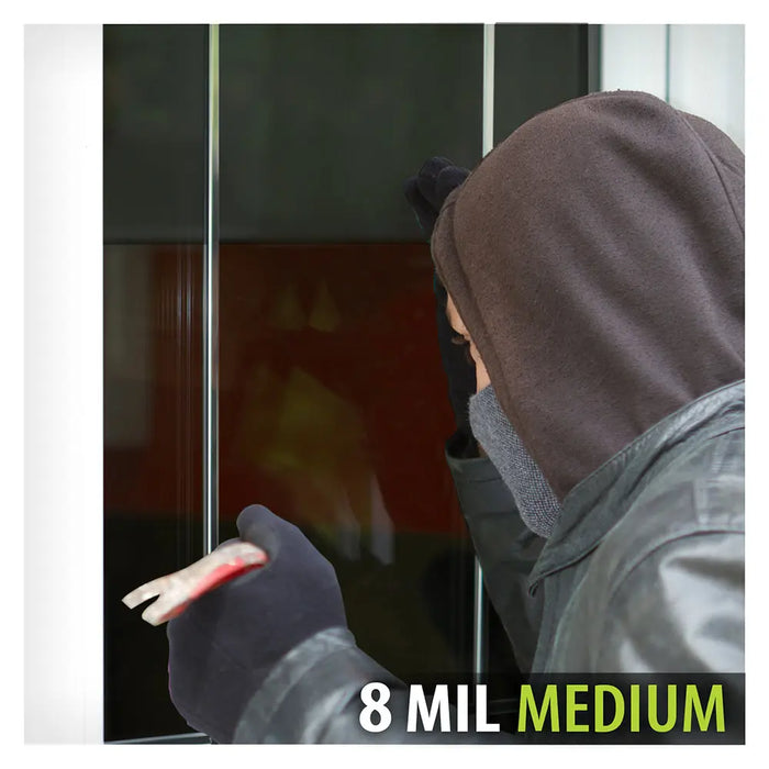 BDF S8MB35 Window Film Security and Sun Control 8 Mil Black 35 (Medium) - BuyDecorativeFilm