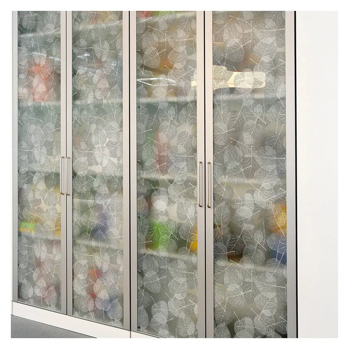 BDF 4WHLV Decorative Window Film White Leaves
