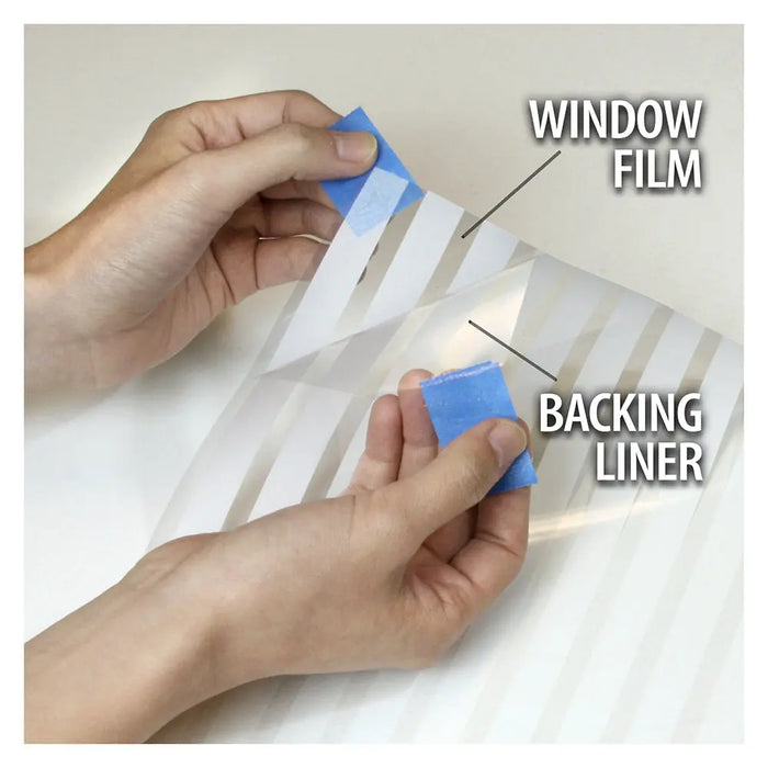 BDF 4WHTRI Decorative Window Film White Triangle