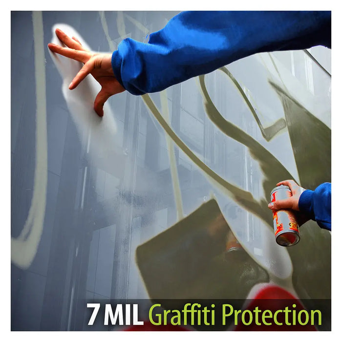 BDF AG7M Window Film Graffiti Protection 7 Mil Clear