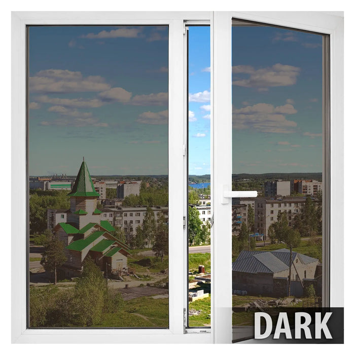 BDF PRBR Window Film Premium Color High Heat Control and Daytime Privacy Bronze Outside, Silver Inside