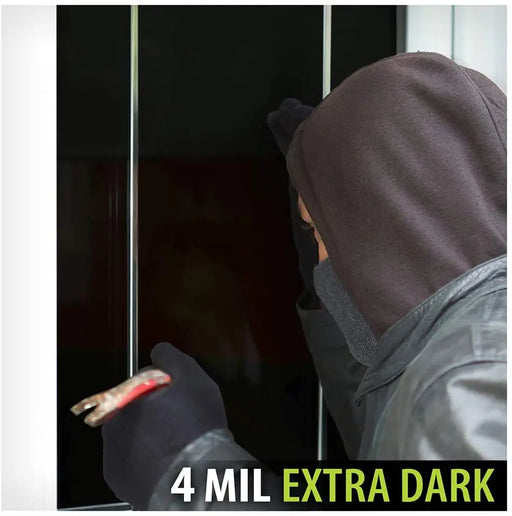 BDF S4MB05 Window Film Security and Daytime Privacy 4 Mil Black 5 (Very Dark) - BuyDecorativeFilm