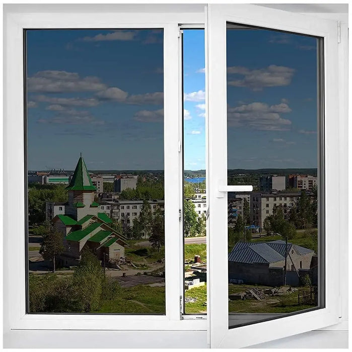 BDF S4MB05 Window Film Security and Daytime Privacy 4 Mil Black 5 (Very Dark) - BuyDecorativeFilm