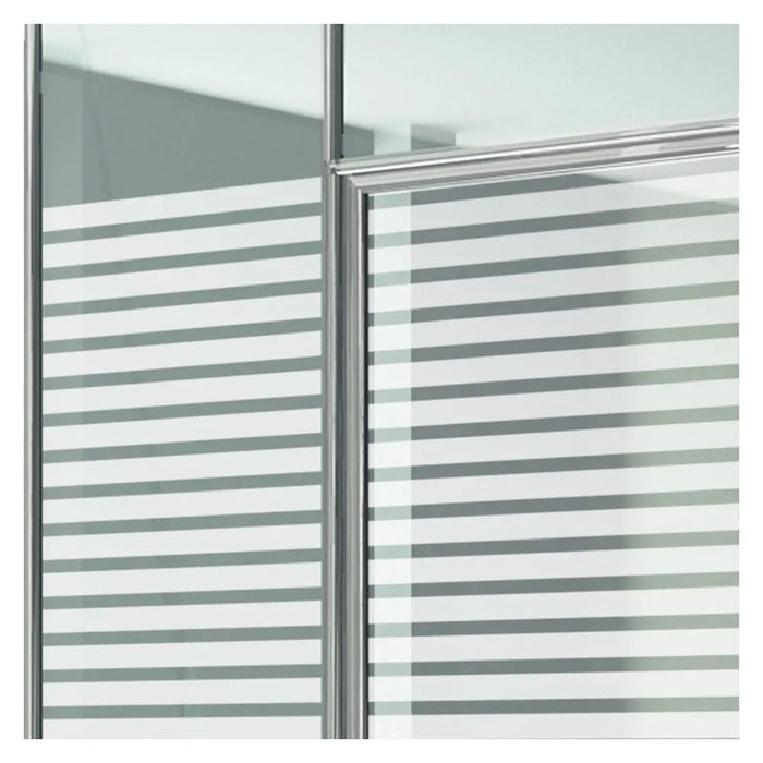BDF BLVE Decorative Window Film Venetian Blind (1/2 Inch Wide Stripes)