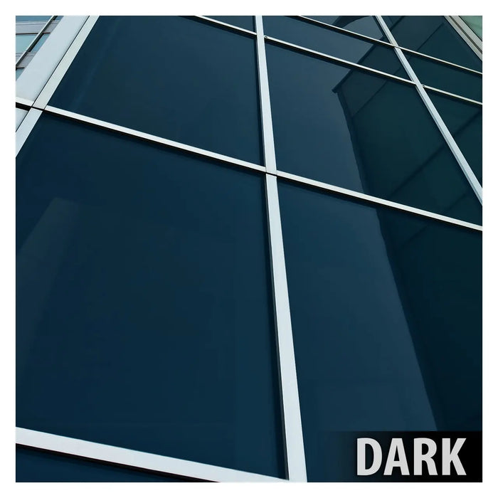 BDF PRGY Window Film Premium Color High Heat Control and Daytime Privacy Grey Outside, Silver Inside