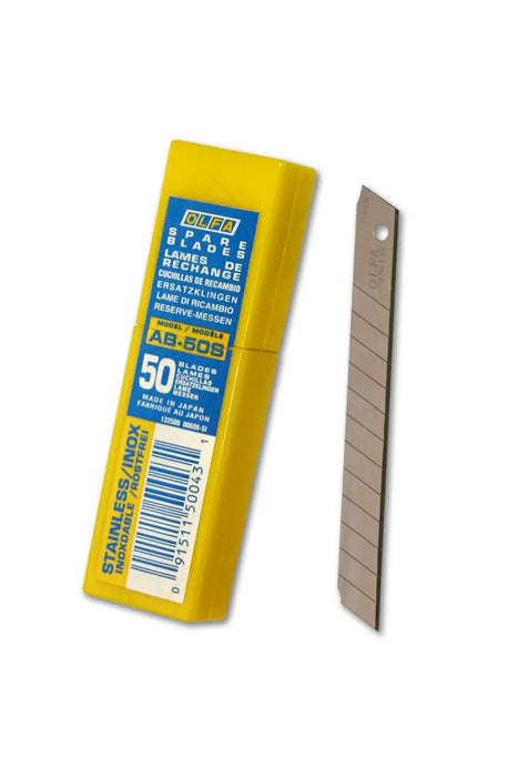 BDF 2OL50 OLFA 9mm Snap-off Blade, 50-pack